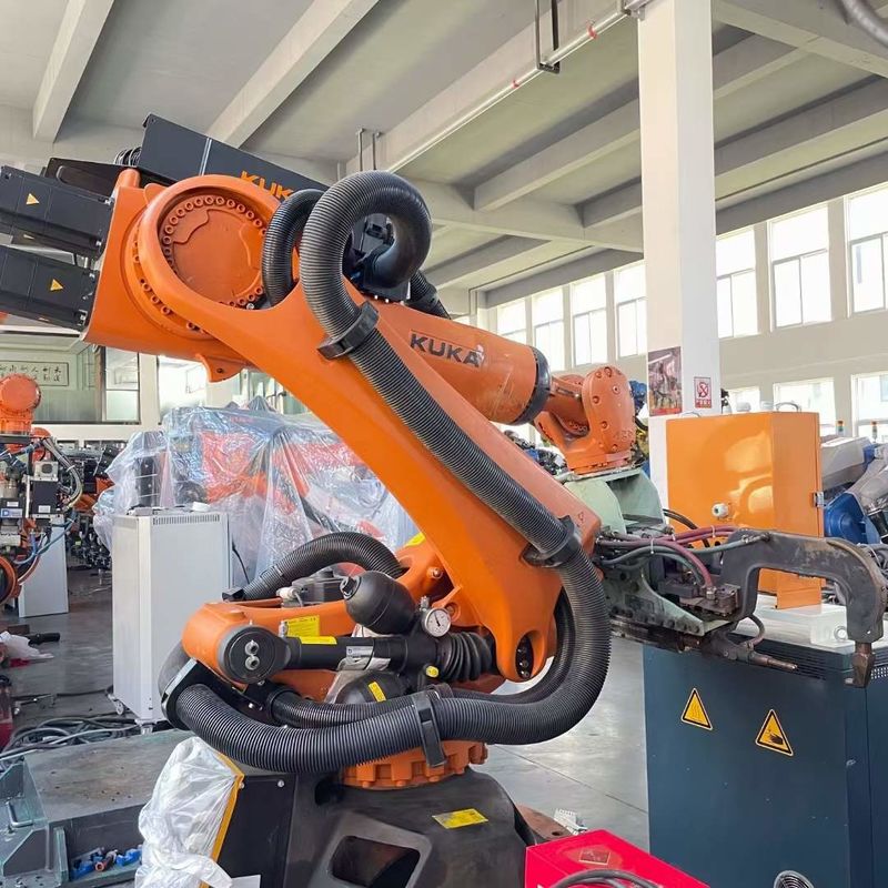 โรบอต KUKA ที่ติดผนัง ใช้ 6 แกนและความปลอดภัย IP 65 ความจุหนักสูง 210 กิโลกรัม! โรบอต KUKA KR210