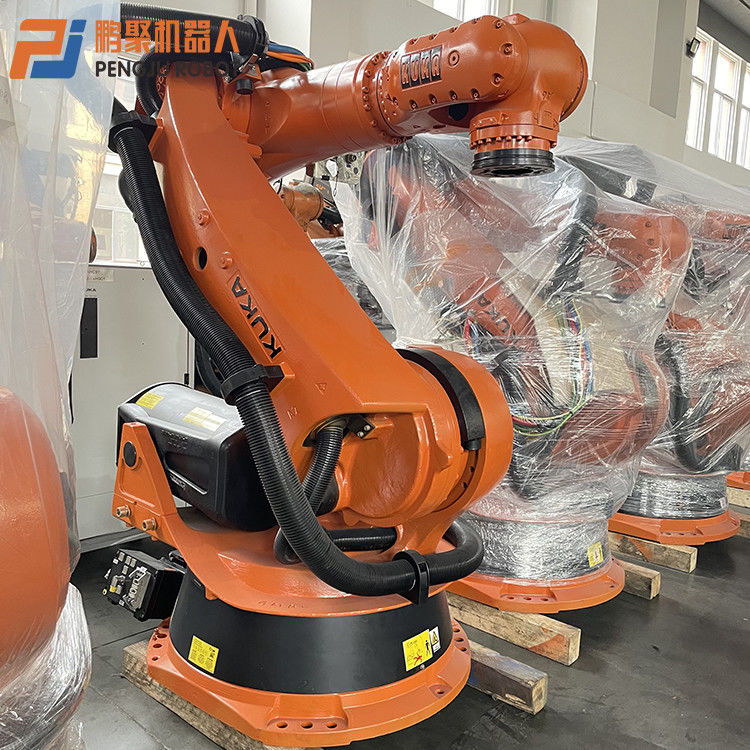 2700 มม Reach โปรแกรม Kuka โรบอตปั่นสําหรับการปั่นที่รวดเร็วและแม่นยํา การประกอบการพิเศษ: KUKA KR210, การแก้ไขเดียวของคุณ - หยุดสําหรับการใช้งานอุตสาหกรรมทั้งหมด