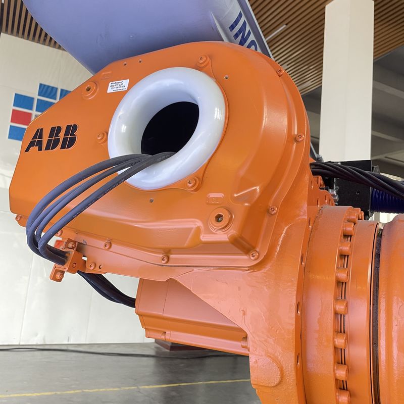 6 แกนใช้ ABB Robots Spot Welding Industrial Robot ABB6640-235 / 2.55 มัลติฟังก์ชั่น