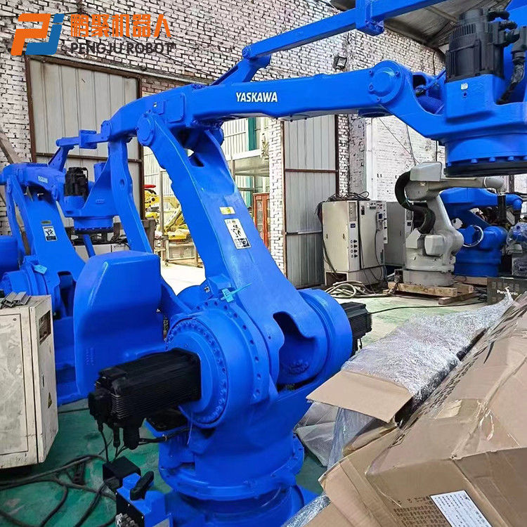 หุ่นยนต์มือสอง 4 แกน Yaskawa MPL800 ช่วงแขน 3159 มม. โหลด 800 กก. หุ่นยนต์วางซ้อนพิเศษสำหรับโรงงานอิฐ