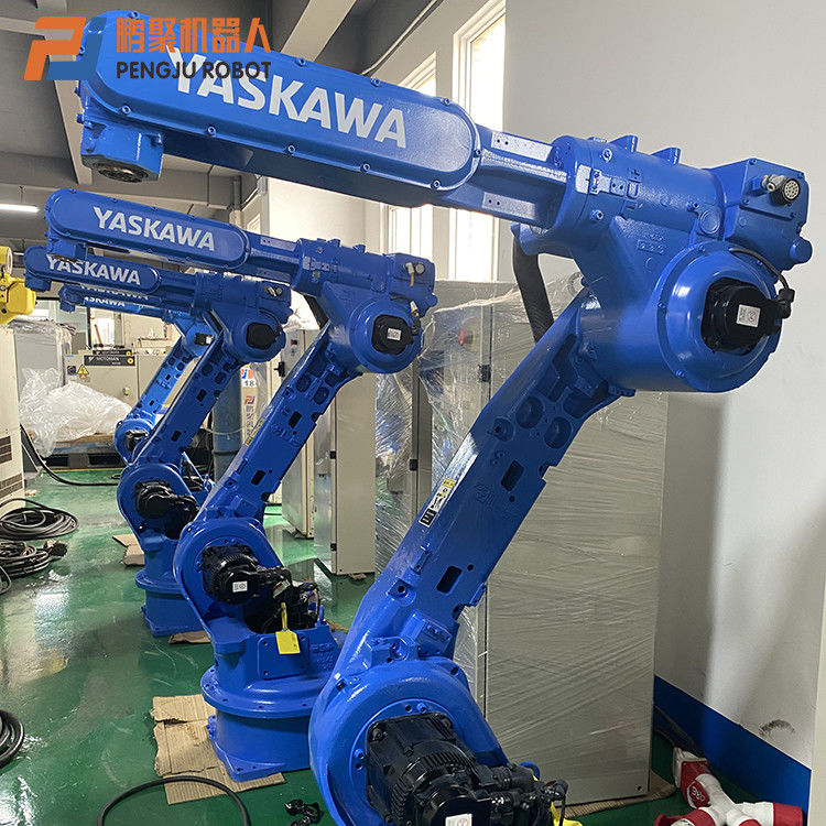 อัตโนมัติอุตสาหกรรมทําให้เป็นไปได้ด้วยหุ่นยนต์ YASKAWA ที่ใช้ โปรแกรมสมาร์ทโฟน พบ Yaskawa MA1400: ความแม่นยํา - การเชื่อมแบบขับเคลื่อน