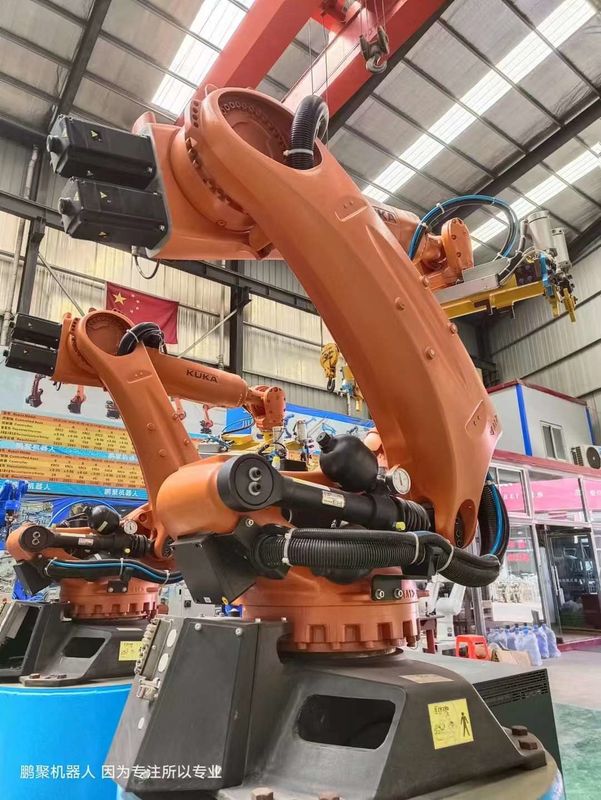 KUKA KR210 R3100 อุตสาหกรรมหุ่นยนต์ 6 แกน หุ่นยนต์แขนด้วยภาระ 210 กิโลกรัมและ 0.06 มม
