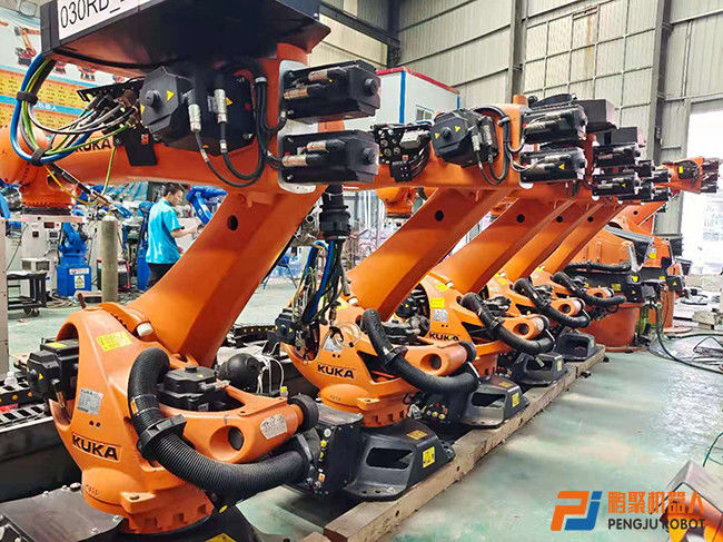 KUKA KR210 R2700 โรบอต C4 เพิ่มเติม ใหม่และใช้งานได้ โป๊ทเวลด, พรีสบริการ, พาเลติซิ่ง, การบรรทุกและการปล่อยของ