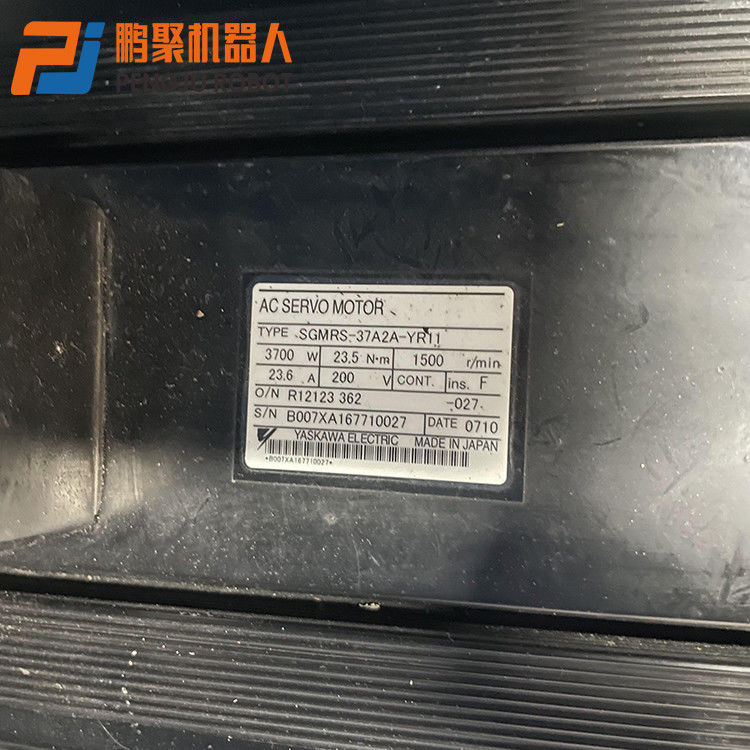มือสอง Yaskawa 3700W เซอร์โวมอเตอร์ SGMRS-37A2A-YR11 นำเข้าต้นฉบับ