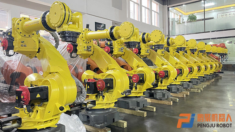 Fanuc R-2000iB-210F เครื่องสอดสัดจุด ปรับปาเลติซิ่ง โหลดและปลดหุ่นยนต์ การทํางาน