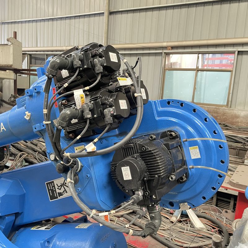 Yaskawa ES165D หุ่นยนต์มือสอง การเชื่อมอัตโนมัติ หุ่นยนต์หกแกน เครื่องปั๊มหุ่นยนต์ yaskawa