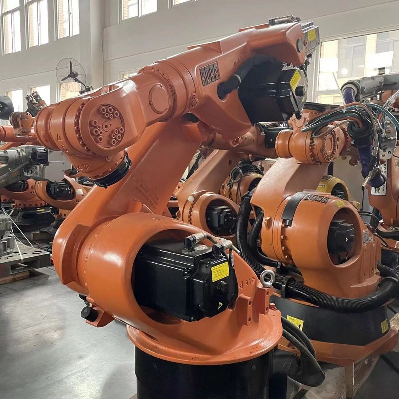 Kuka KR30 หุ่นยนต์ปั่นเส้นโค้งเก้าแกน ด้วย H Kuka Shape Positioner การปั่นเส้นโค้ง, การปั่นจุด, การปั่นสแตน