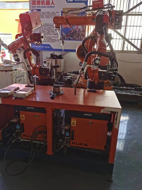 KUKA KR5 R1400 KRC4 การจัดการของชิ้นส่วน, การวัด, การประกอบของชิ้นส่วน, การติดต่อ - การผูกพันผูกพัน, การปั่นวงโค