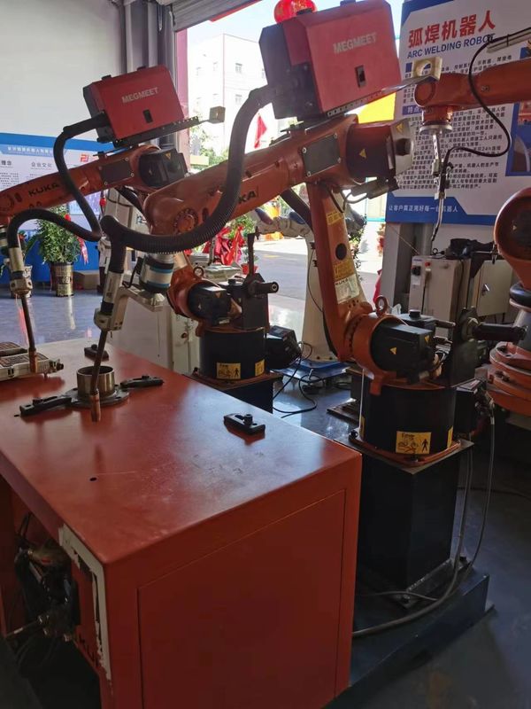 KUKA KR5 R1400 KRC4 การจัดการของชิ้นส่วน, การวัด, การประกอบของชิ้นส่วน, การติดต่อ - การผูกพันผูกพัน, การปั่นวงโค