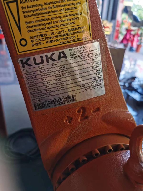 KUKA KR5 R1400 KRC4 การจัดการของชิ้นส่วน, การวัด, การประกอบของชิ้นส่วน, การติดต่อ - การผูกพันผูกพัน, การปั่นวงโค