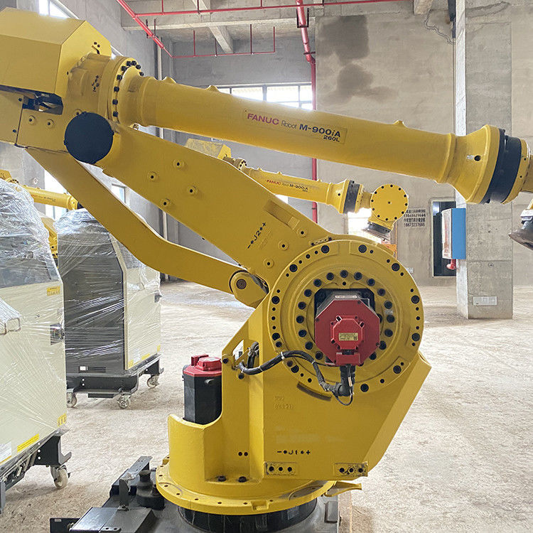 Fanuc M-900iA/260L 3100mm Reach 6-Axis อุตสาหกรรมหุ่นยนต์สําหรับสป็อตเวลดิ้ง พรีส Tending และ Palletising ความต้องการ