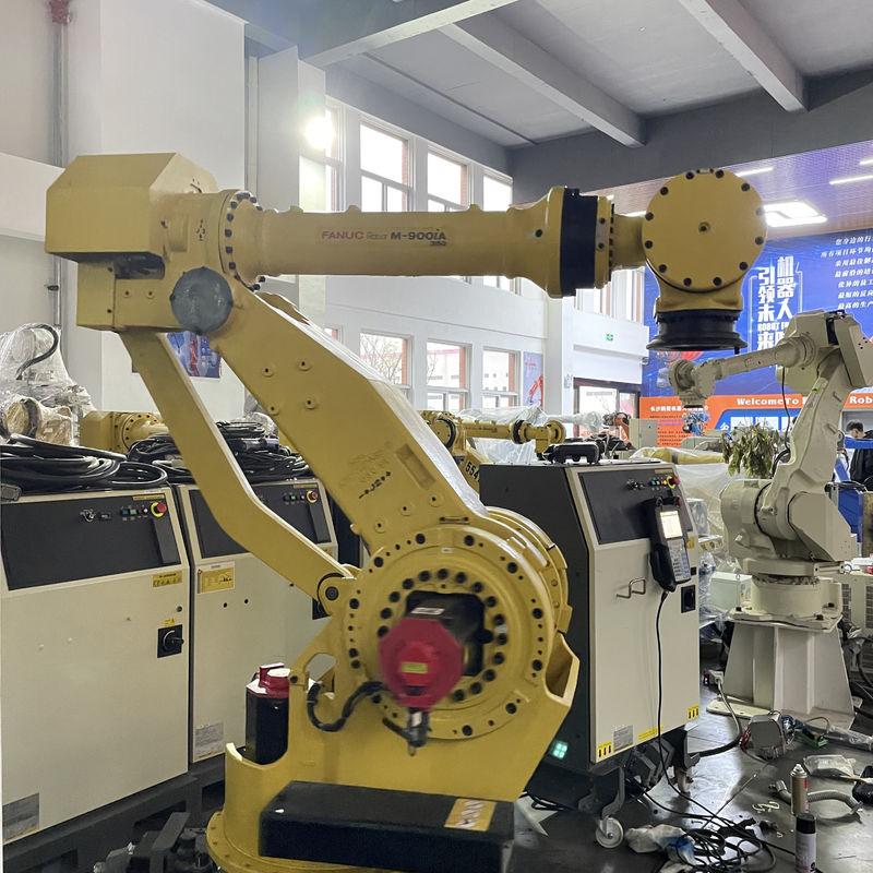 หุ่นยนต์อุตสาหกรรม 6 แกน Fanuc M-900iA/350 หุ่นยนต์ปั่น กระสุน 350 กิโลกรัม 2655 มม