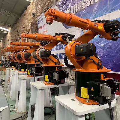 โรบอต KUKA ที่ติดผนัง ใช้ 6 แกนและความปลอดภัย IP 65 ความจุหนักสูง 210 กิโลกรัม! โรบอต KUKA KR210