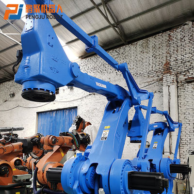 หุ่นยนต์มือสอง 4 แกน Yaskawa MPL800 ช่วงแขน 3159 มม. โหลด 800 กก. หุ่นยนต์วางซ้อนพิเศษสำหรับโรงงานอิฐ
