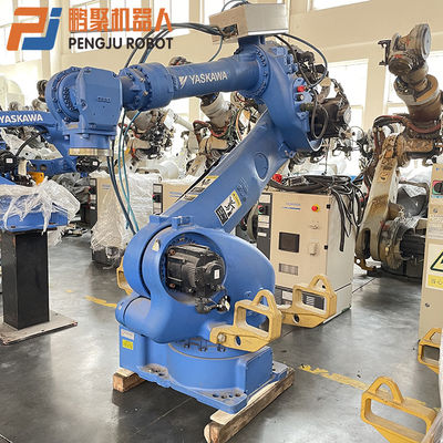 แท่นวางสินค้าที่ใช้หุ่นยนต์ 6 แกน Yaskawa MS165 DX200 ตู้ควบคุม