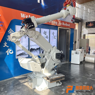 หุ่นยนต์วางพาเลทกล่องอุตสาหกรรมหกแกนที่ใช้แล้ว Yaskawa UP350-200 หุ่นยนต์วางพาเลท
