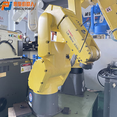 หุ่นยนต์ FANUC อเนกประสงค์ใช้แล้ว LR Mate 200iC หุ่นยนต์แปรรูปโลหะ