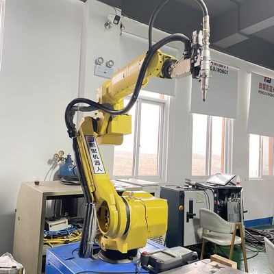 ญี่ปุ่น 6 Axis ใช้งานอุตสาหกรรม Arc โรบอตปั่น FANUC 20iA