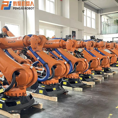 KUKA KR210 Prime 210kg โซลูชั่นปาเลเลติซิ่ง โรบอตปาเลเลติซิ่ง โปรแกรม Kuka ด้วย 2700 มม