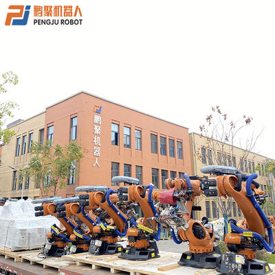 โครงการ Kuka โครงการหุ่นยนต์ปาเลเลติซิ่ง ด้วยความซ้ําได้ ±0.1 มม และการบูรณาการง่ายในระบบที่มีอยู่