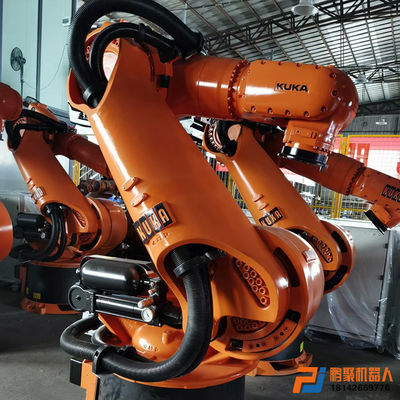 KUKA KR360 การทําพัลเลติ้ง การบรรทุกและลดของชิ้นส่วน การแปรรูปและการจัดการของชิ้นส่วน